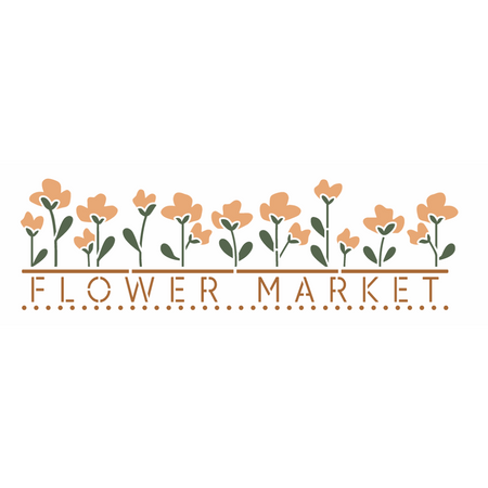 Stencil OPA 10x30 3649 Farmhouse Flower Market