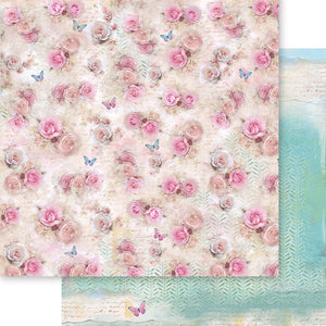 Papel Scrapbook Litoarte SD-1388 Chabby Chic 30,5x30,5cm