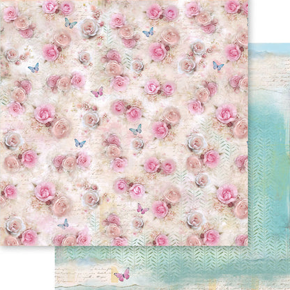 Papel Scrapbook Litoarte SD-1388 Chabby Chic 30,5x30,5cm