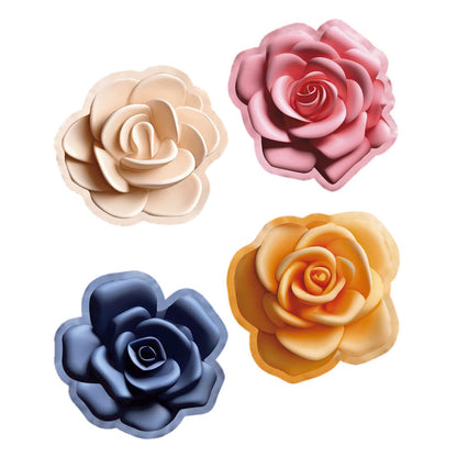 Aplique Litoarte APM3-348 3cm Flores Rosas 3D