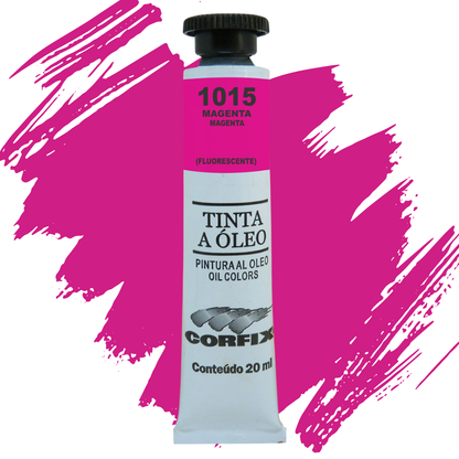 Tinta Óleo Fluorescente Corfix Bisnaga 20ml