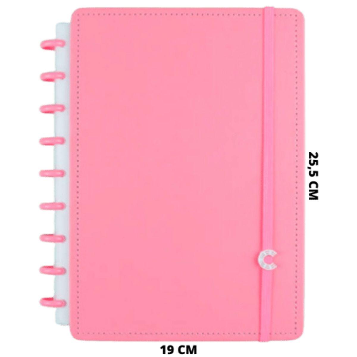 Caderno Inteligente All Pink Médio 25,5x19cm - Palácio da Arte