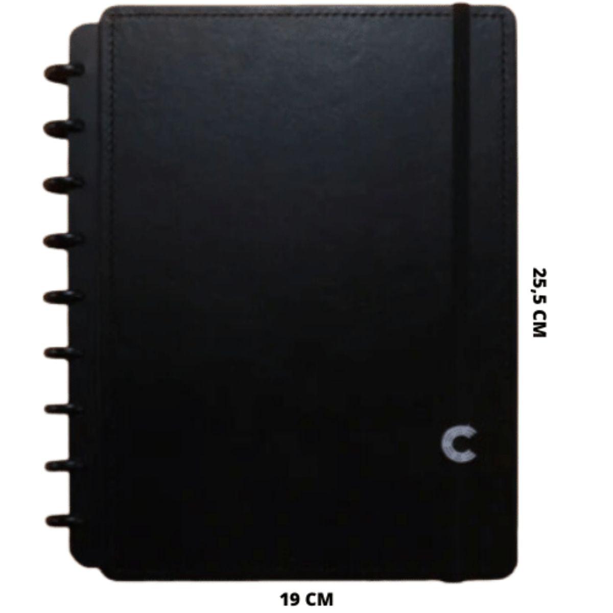 Caderno Inteligente Black Médio 25,5x19cm - Palácio da Arte