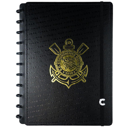 Caderno Inteligente Corinthians Fiel Grande Universitário 28x21,5cm - Palácio da Arte