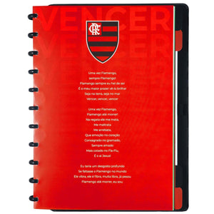 Caderno Inteligente Flamengo Rubro Negro Grande Universitário 28x21,5cm - Palácio da Arte