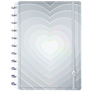 Caderno Inteligente Grey Love Grande Universitário 28x21,5cm - Palácio da Arte