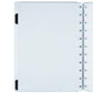 Caderno Inteligente Ice Grey G+ Universitário 140 Folhas 28x21,5cm - Palácio da Arte
