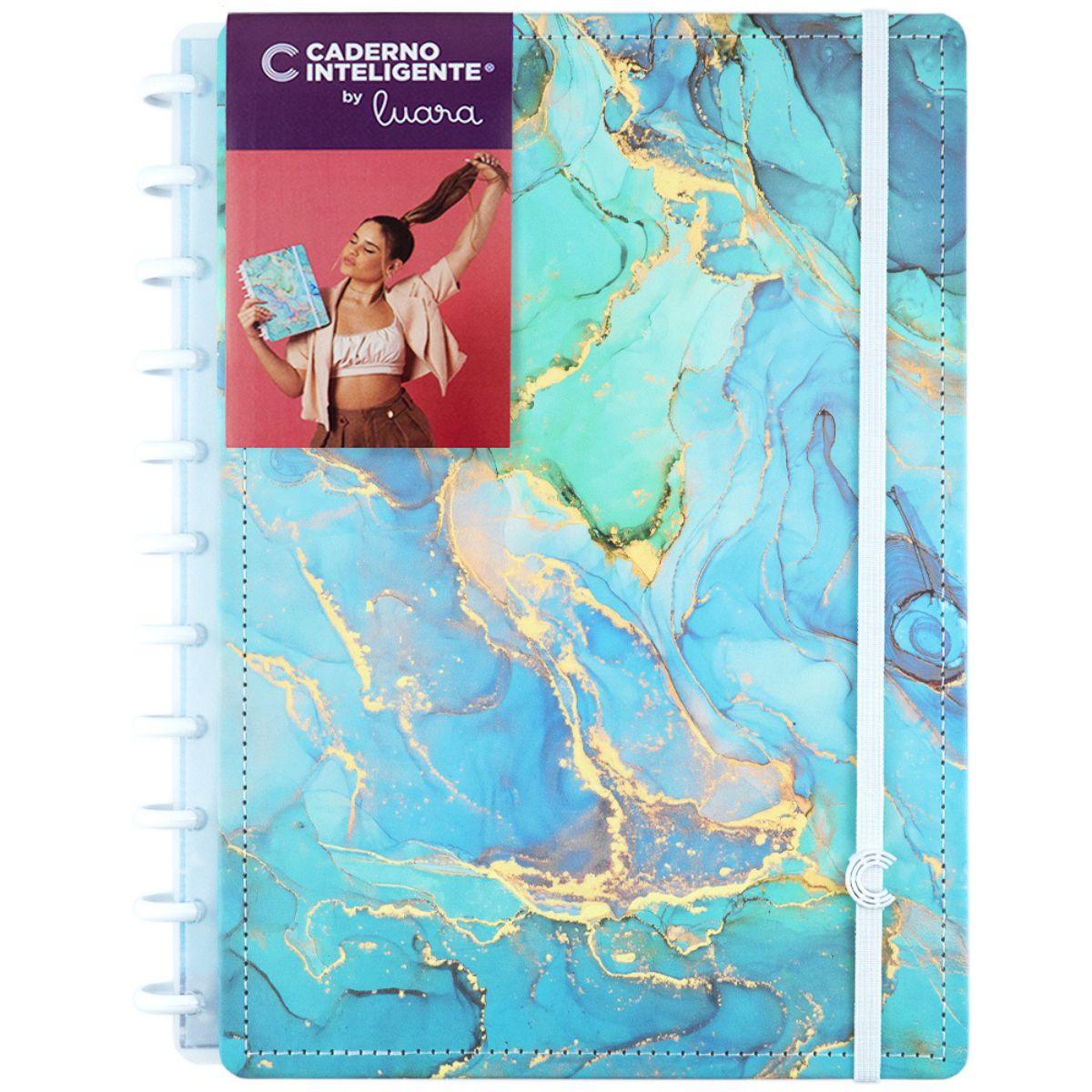 Caderno Inteligente Luara Maldives Grande Universitário 28x21,5cm - Palácio da Arte