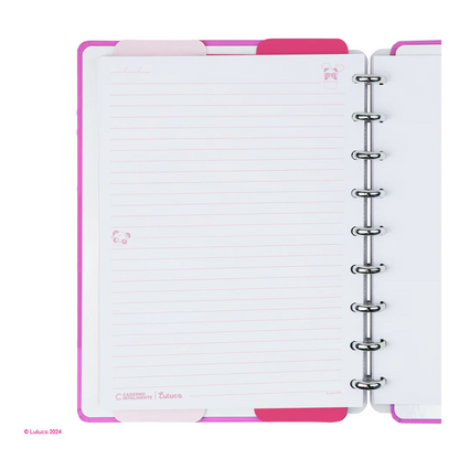 Caderno Inteligente Pandalu Glow by Luluca Grande Universitário 28x21,5cm - Palácio da Arte