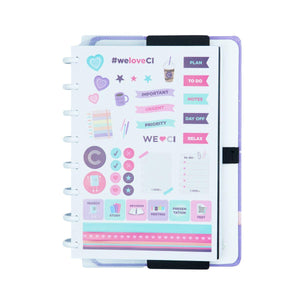 Caderno Inteligente Purple Galaxy By Gocase A5 22x15,5cm - Palácio da Arte