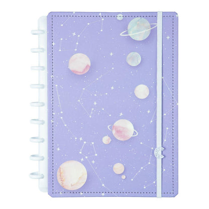 Caderno Inteligente Purple Galaxy by Gocase Médio 25,5x19cm - Palácio da Arte