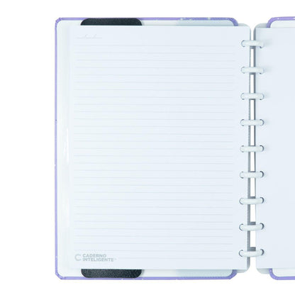 Caderno Inteligente Purple Galaxy by Gocase Médio 25,5x19cm - Palácio da Arte