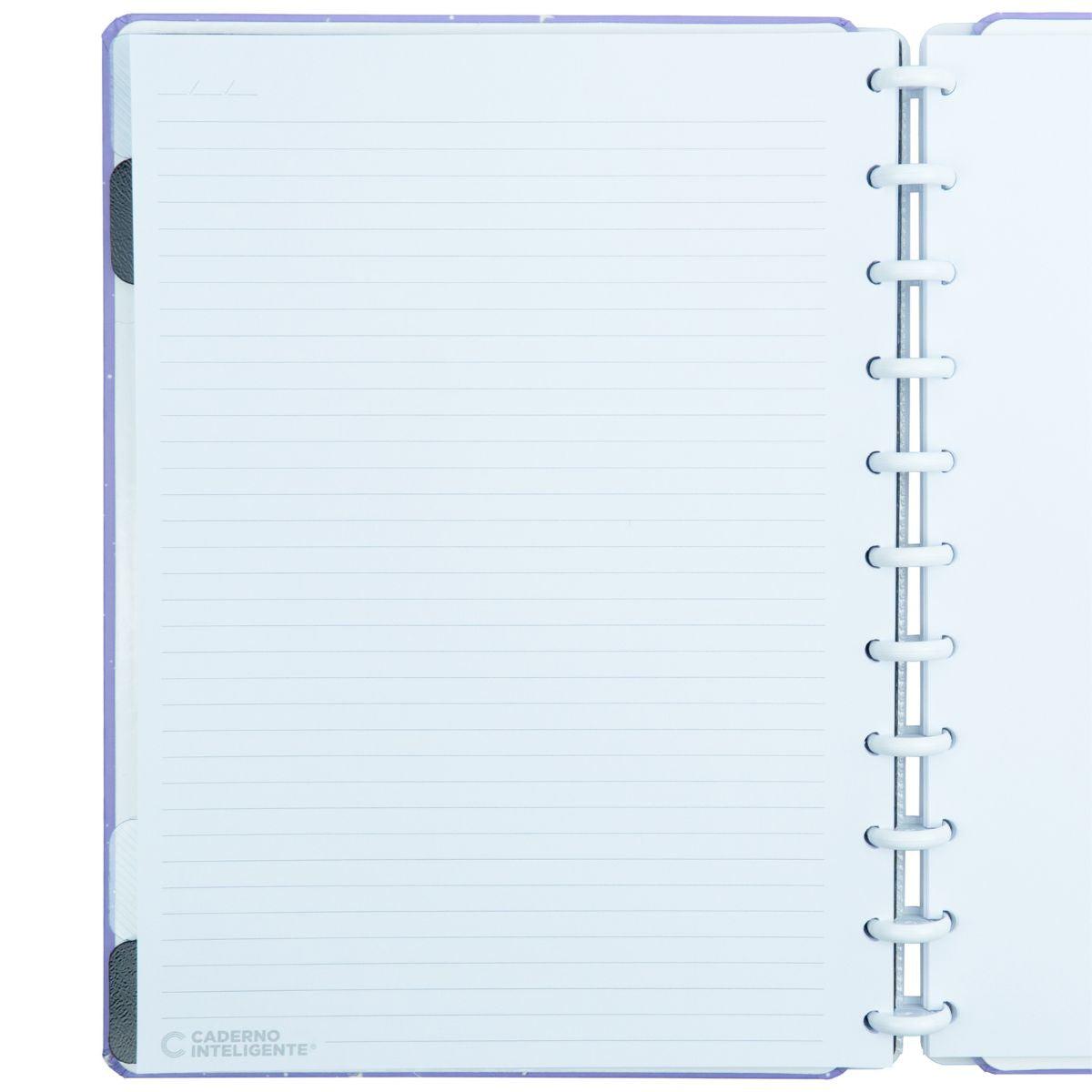 Caderno Inteligente Purple Galaxy Grande Universitário 28x21,5cm - Palácio da Arte