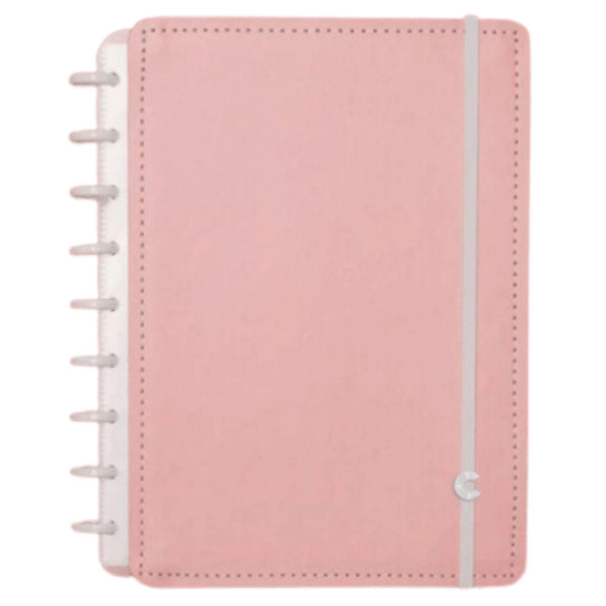 Caderno Inteligente Rose Pastel Grande Universitário 28x21,5cm - Palácio da Arte