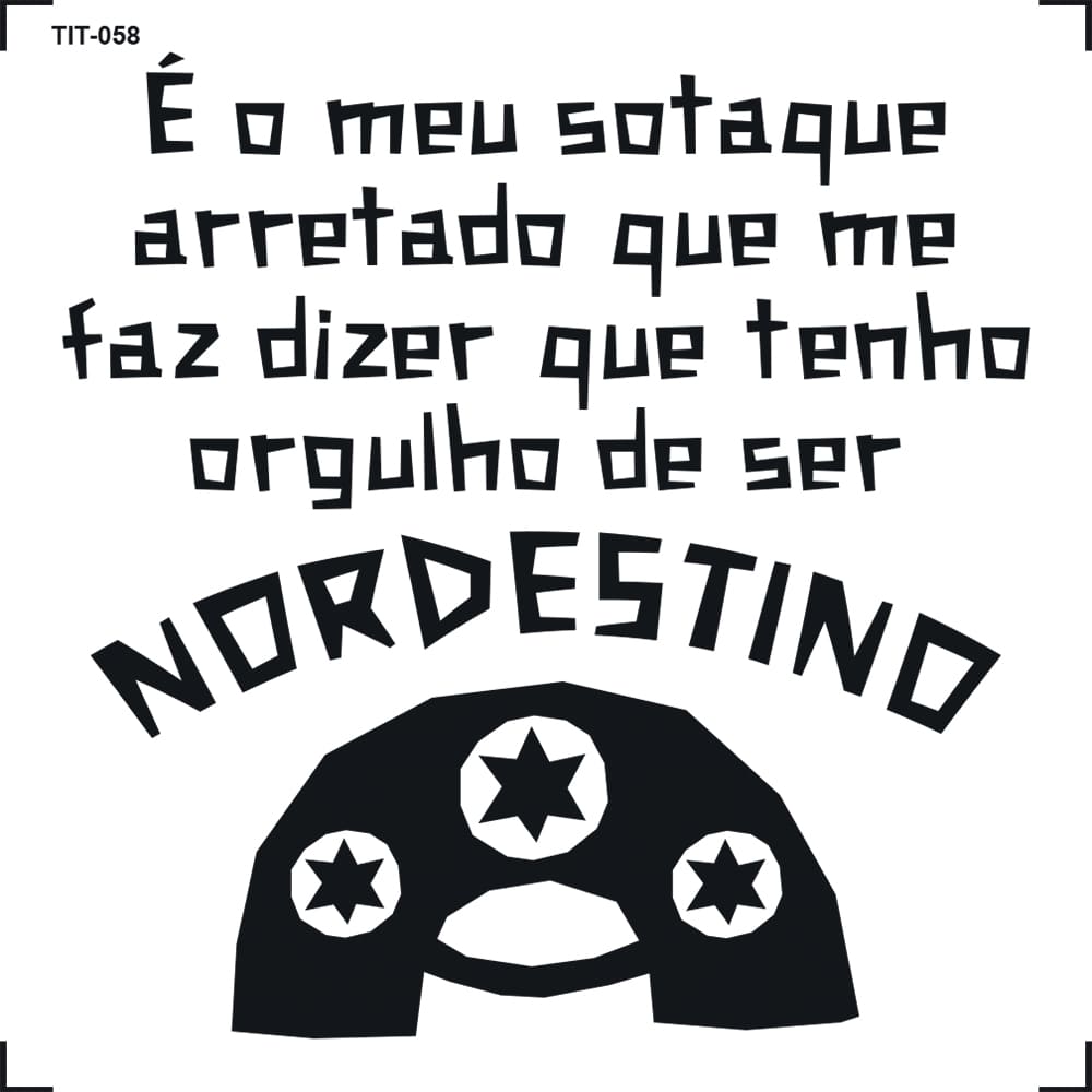 Transfer de Imagem 8x8cm TIT-058 Nordestino