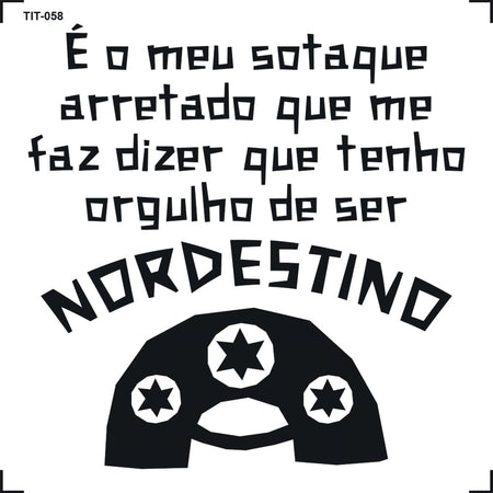 Transfer de Imagem 8x8cm TIT-058 Nordestino