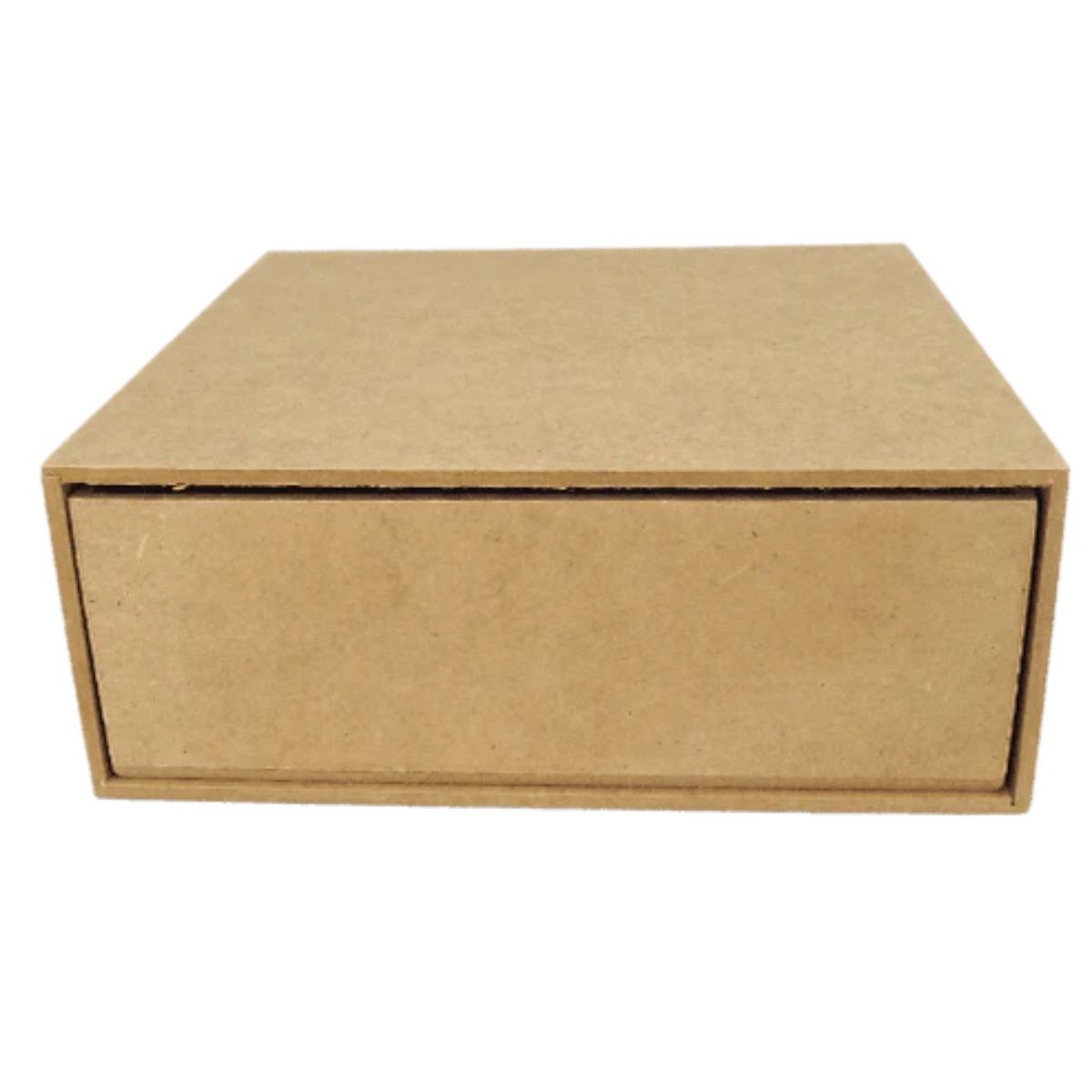 Caixa em MDF com Gaveta e 4 Divisões 6x15,5x16cm - Palácio da Arte