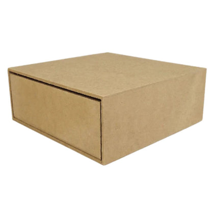 Caixa em MDF com Gaveta e 4 Divisões 6x15,5x16cm - Palácio da Arte