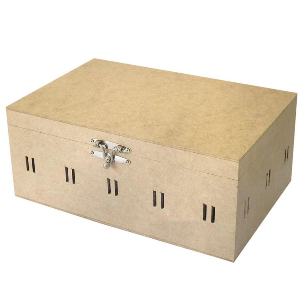 Caixa em MDF Farmacinha Lisa com Passa Fita 30x20x13cm - Palácio da Arte
