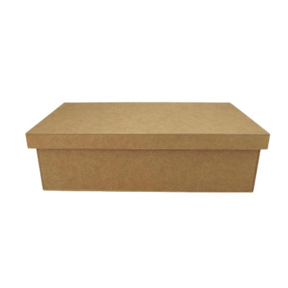 Caixa Organizadora em MDF 38x22x10,5cm com Alça - Palácio da Arte