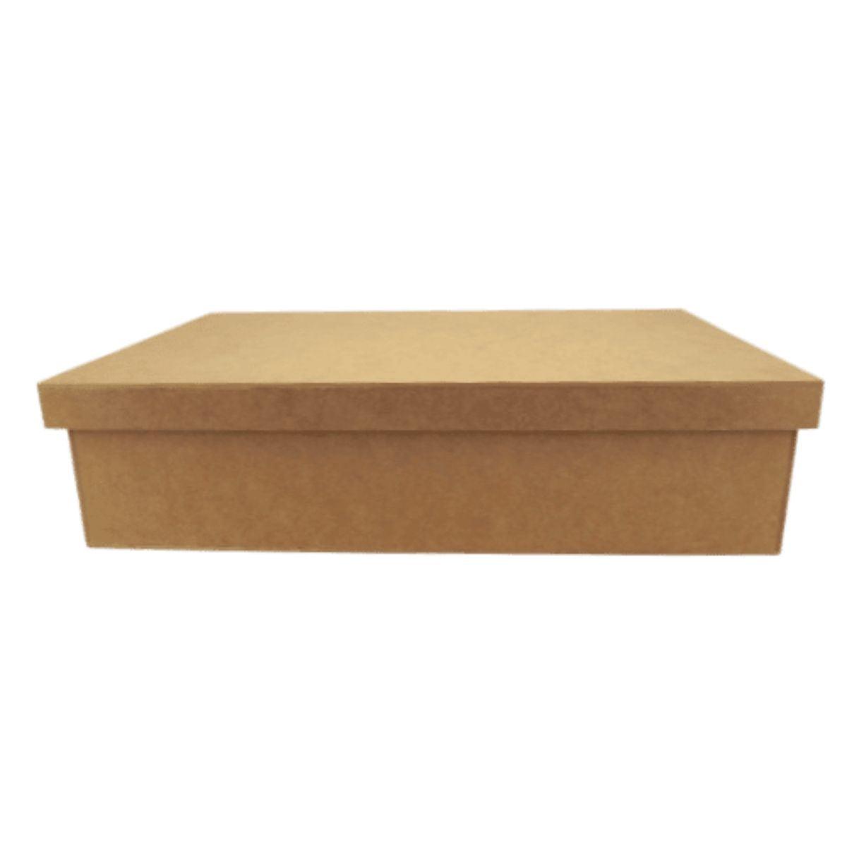 Caixa Organizadora em MDF 44x29x11cm com Alça - Palácio da Arte