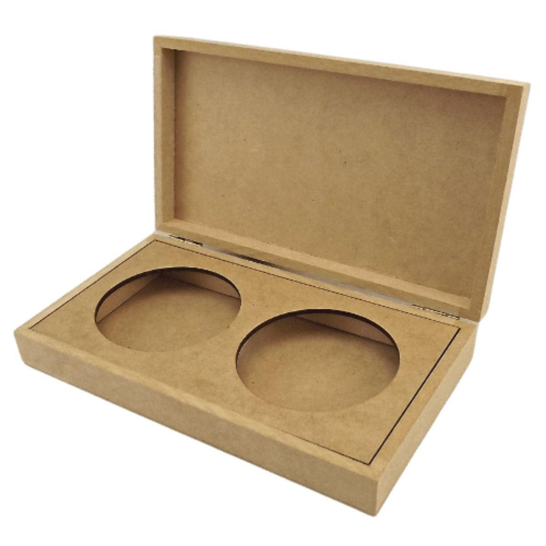 Caixa para 2 Sabonetes em MDF 4x11x20cm - Palácio da Arte