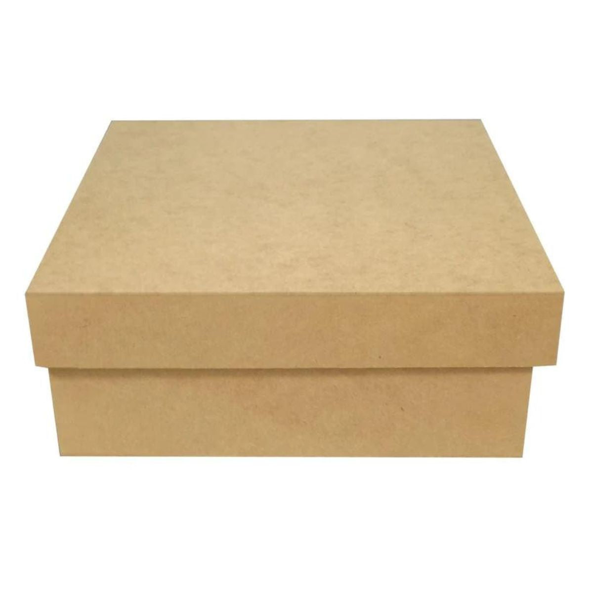 Caixa Tampa de Sapato em MDF 25x25x10cm Lisa - Palácio da Arte