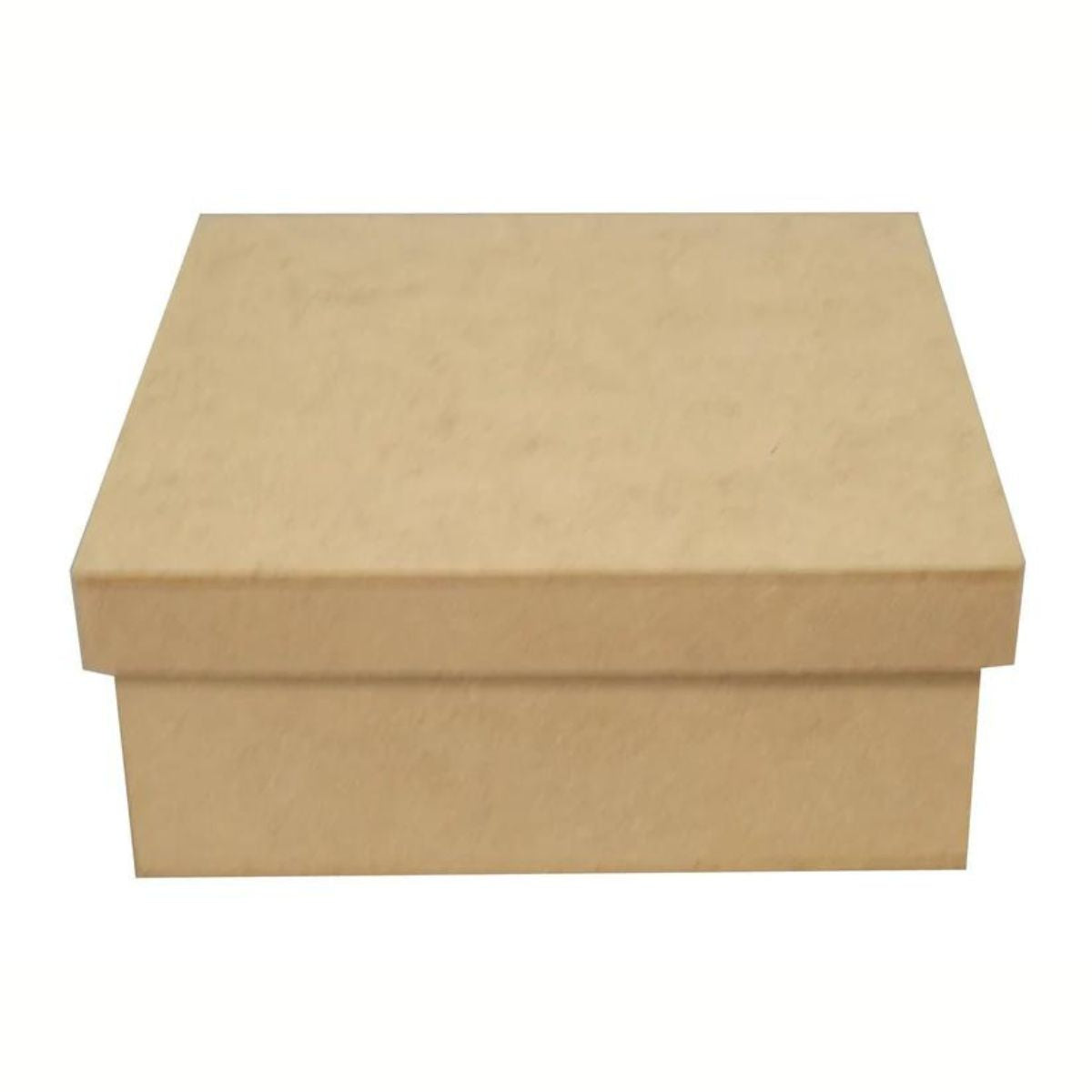 Caixa Tampa de Sapato Quadrada em MDF Baixa Lisa 14x14x5cm - Palácio da Arte