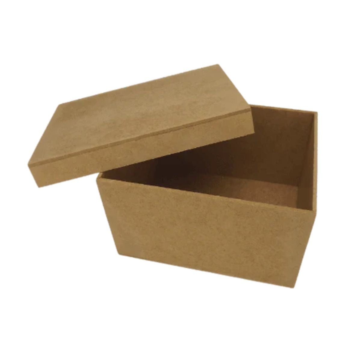 Caixa Tampa de Sapato Retangular em MDF 17x13x10cm Lisa - Palácio da Arte