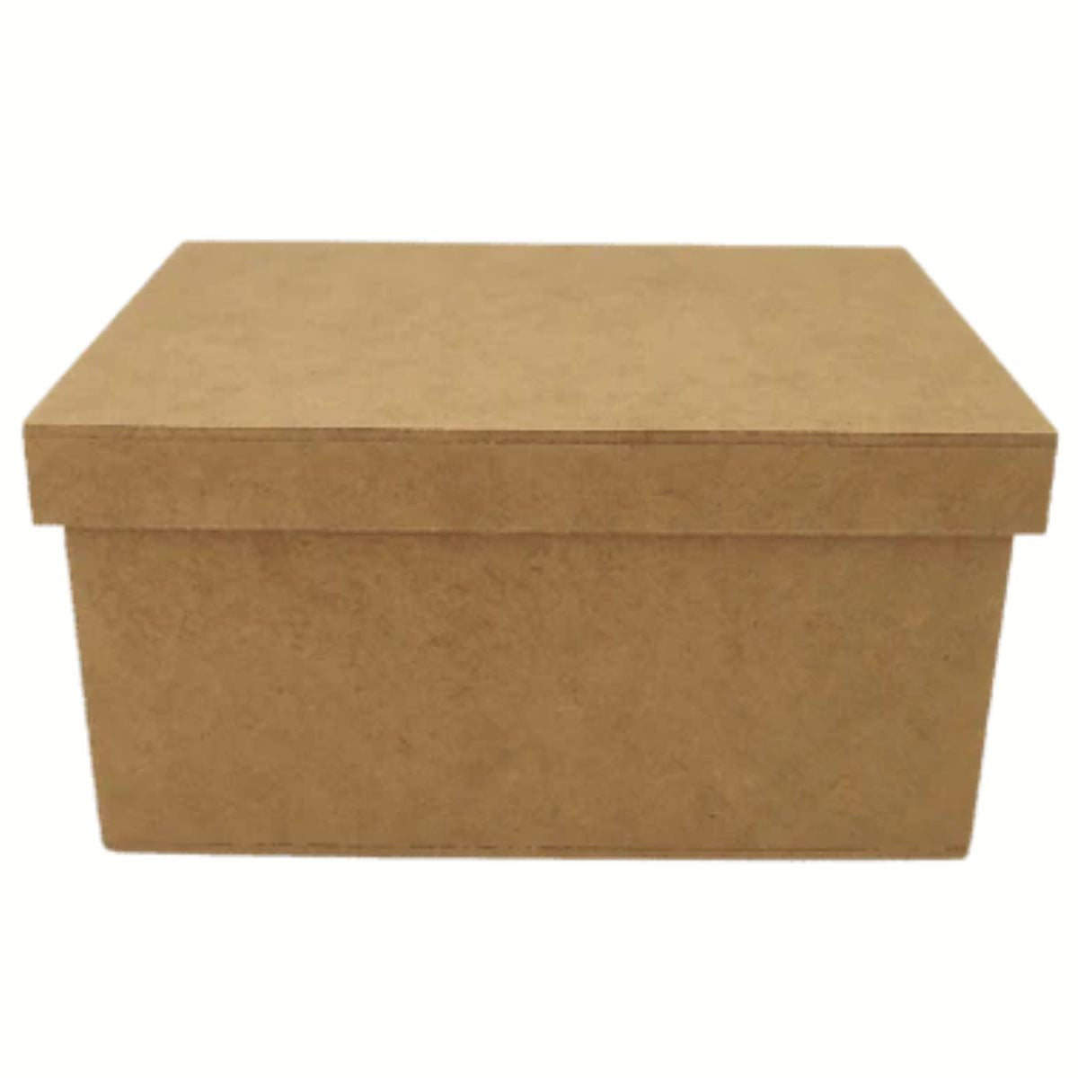 Caixa Tampa de Sapato Retangular em MDF 20x15x10cm Lisa - Palácio da Arte