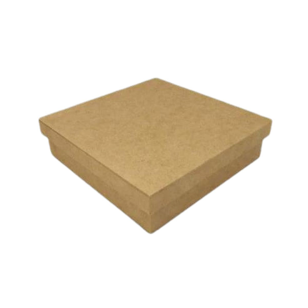 Caixa Tampa de Sapato Retangular em MDF 20x15x5cm Lisa - Palácio da Arte