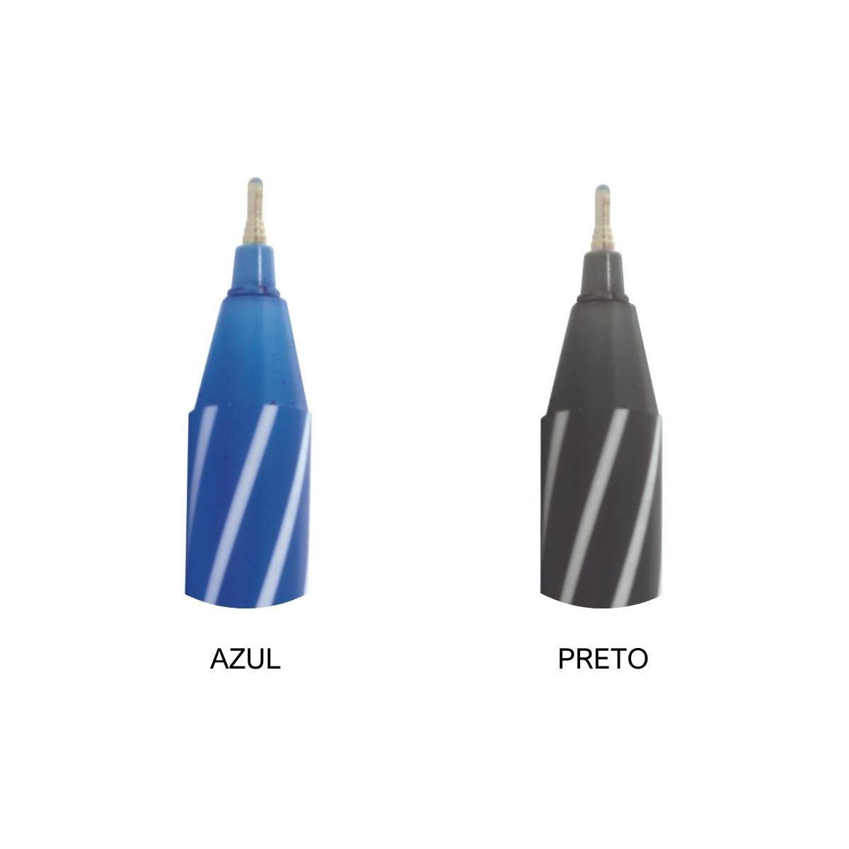 Caneta Cis Spiro Esferográfica Kit com 2 cores Ponta Agulha 0.7mm - Palácio da Arte