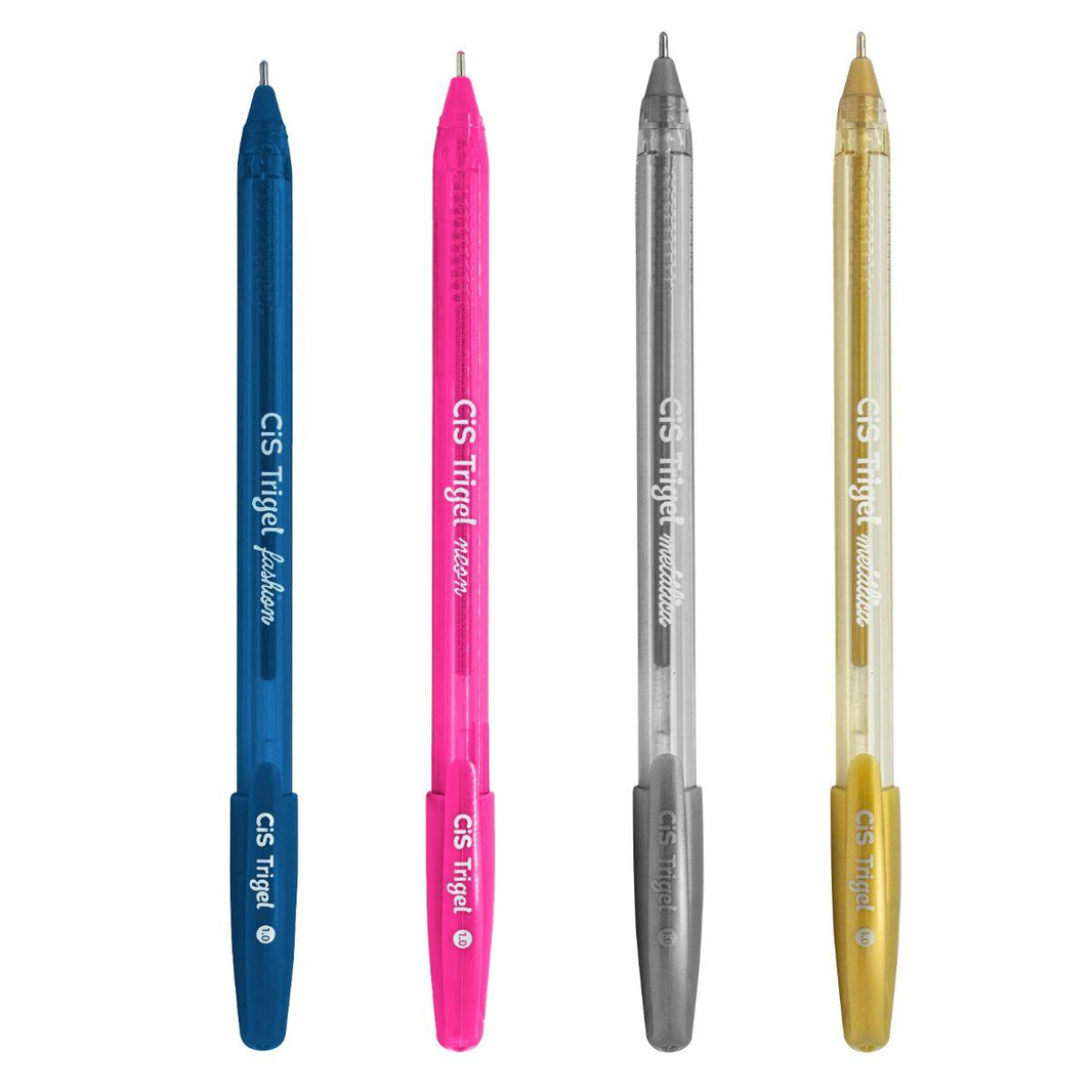 Caneta CIS Trigel Esferográfica Gel Ponta 1.0mm - Palácio da Arte