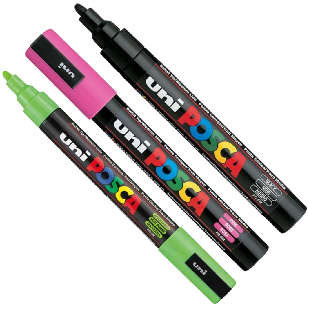 Caneta Posca Marcador PC-5M Ponta Redonda 1,8 a 2,5mm - Palácio da Arte