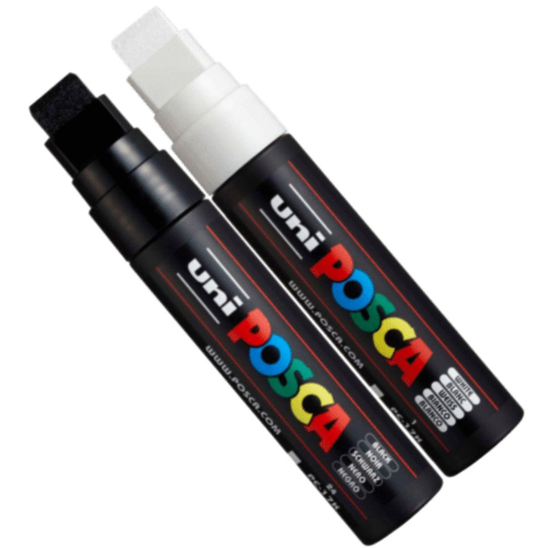 Caneta Posca Marcador PC-8K Ponta Chanfrada 15mm - Palácio da Arte