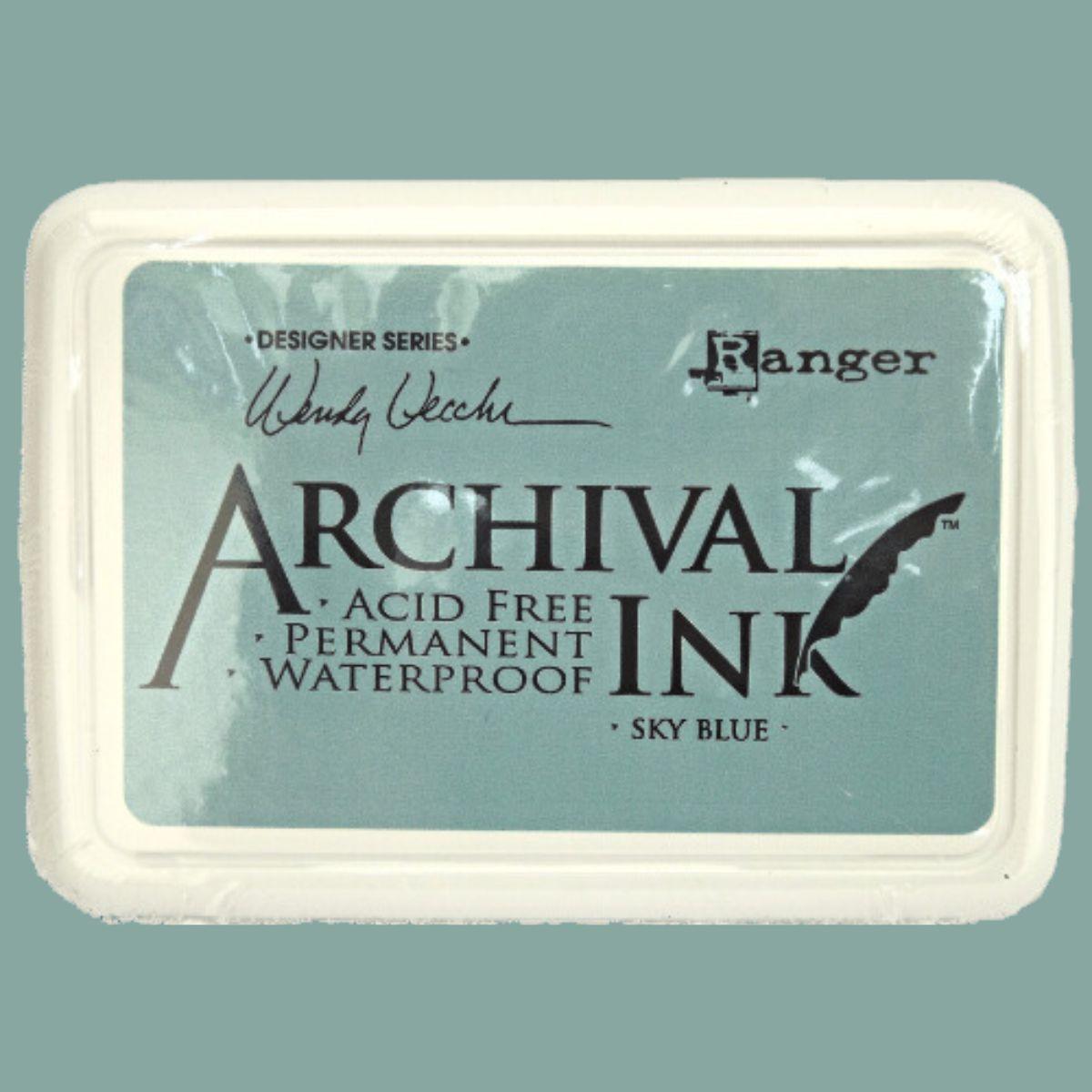 Carimbeira Ranger Archival Ink 5x8cm Permanente - Palácio da Arte