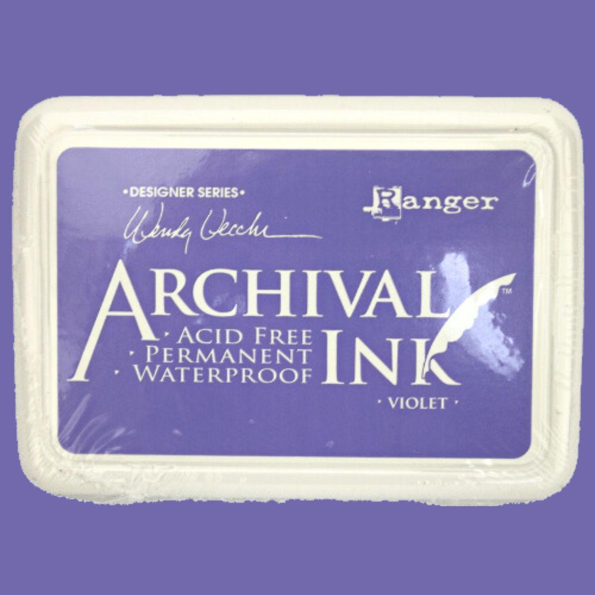 Carimbeira Ranger Archival Ink 5x8cm Permanente - Palácio da Arte