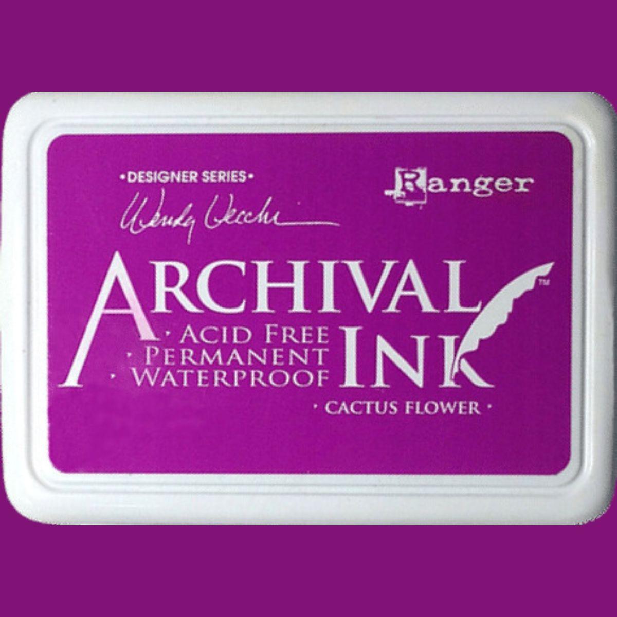 Carimbeira Ranger Archival Ink 5x8cm Permanente - Palácio da Arte