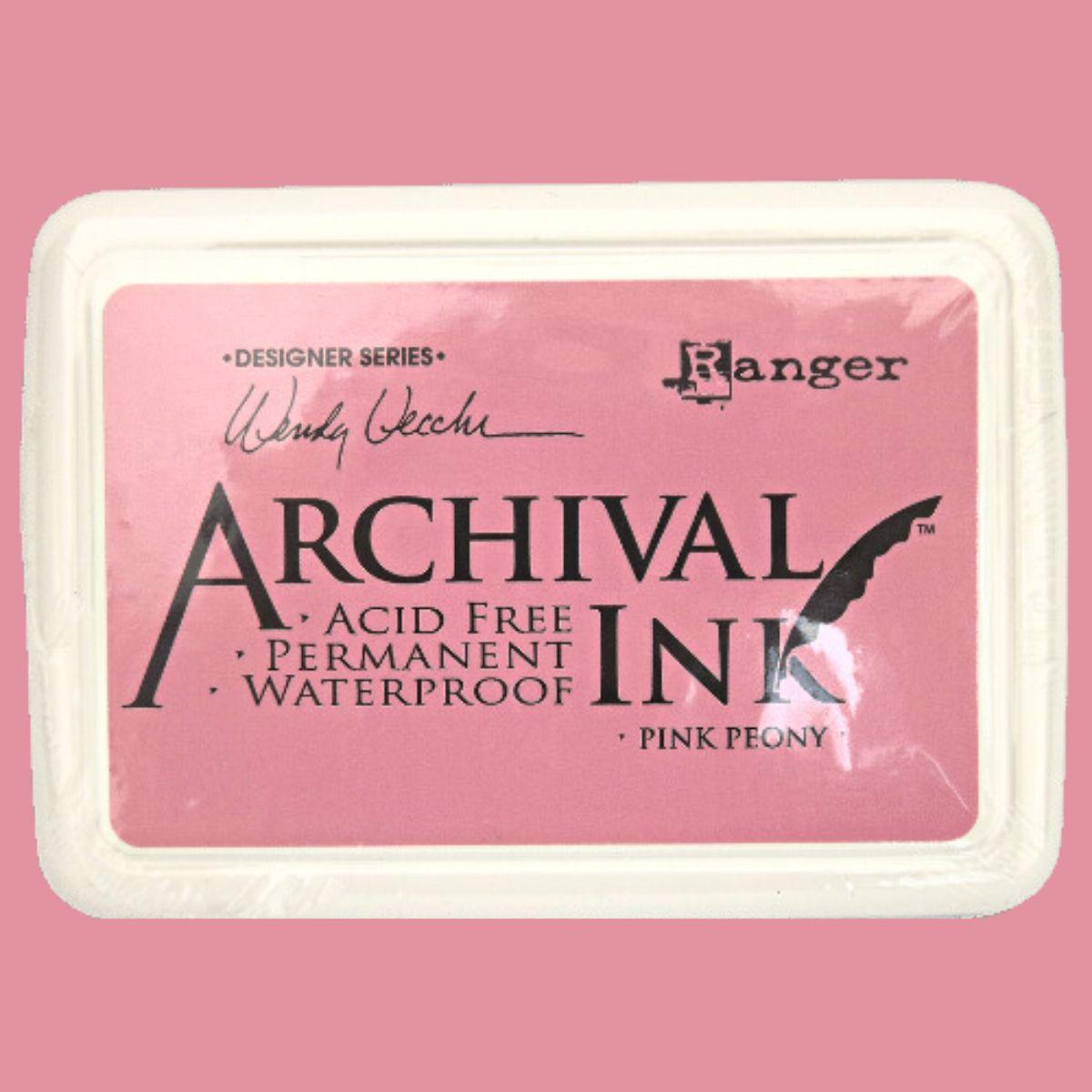 Carimbeira Ranger Archival Ink 5x8cm Permanente - Palácio da Arte