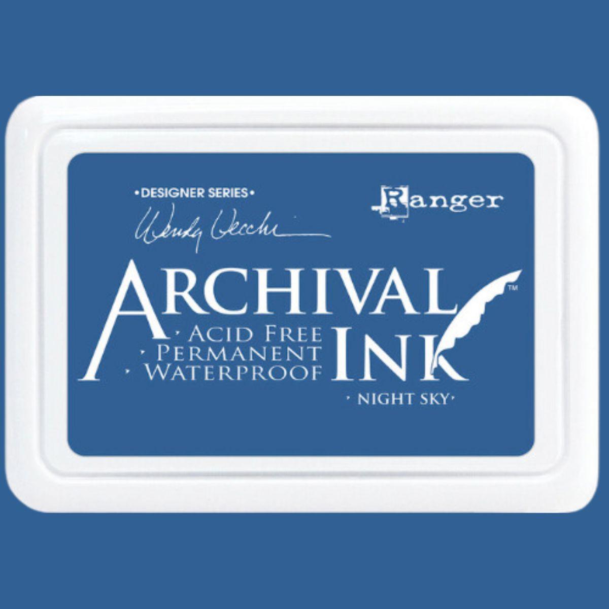 Carimbeira Ranger Archival Ink 5x8cm Permanente - Palácio da Arte