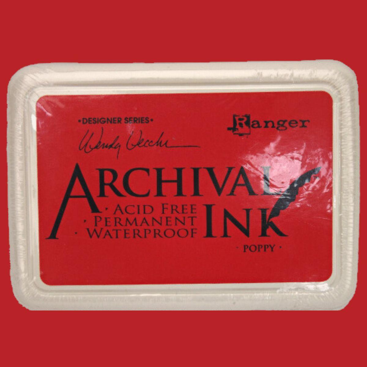 Carimbeira Ranger Archival Ink 5x8cm Permanente - Palácio da Arte