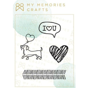 Carimbo de Silicone My Memories Crafts 10x13cm MMCMLV-009 My Love - Palácio da Arte