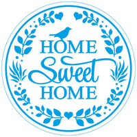 Carimbo em E.V.A Litoarte CAL-006 Home Sweet Home 11,5x11,5cm - Palácio da Arte