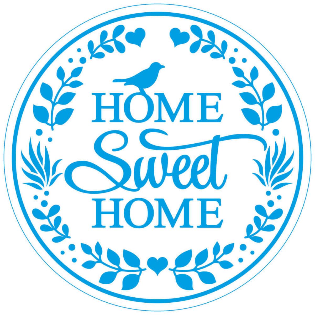 Carimbo em E.V.A Litoarte CAL-006 Home Sweet Home 11,5x11,5cm - Palácio da Arte