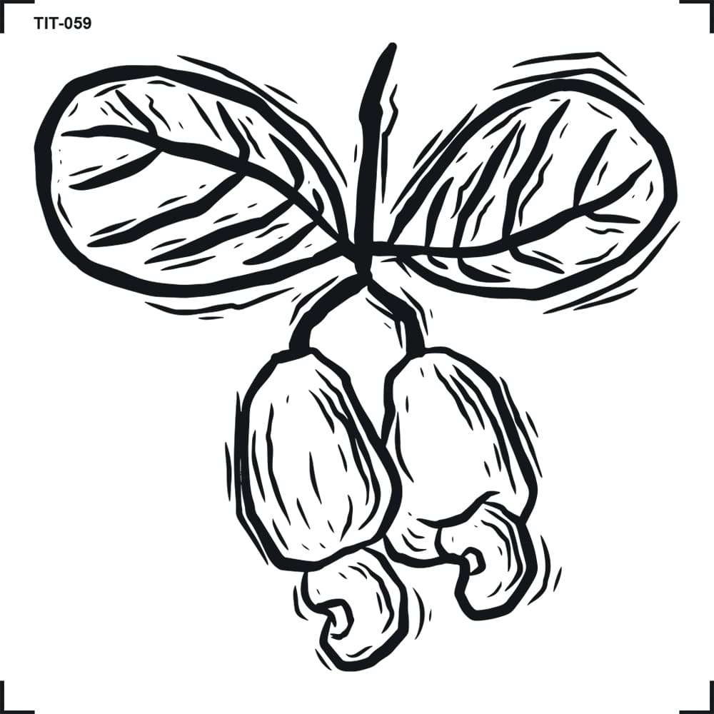 Transfer de Imagem 8x8cm TIT-059 Caju