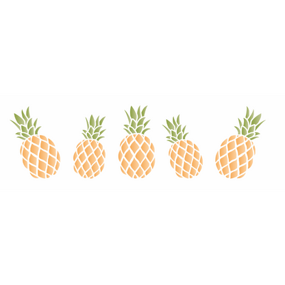 Stencil OPA 10x30 3675 Frutas Abacaxi