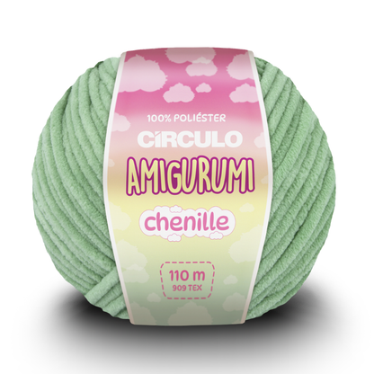 Fio Amigurumi Chenille Circulo 100g com 110m