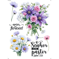 Transfer Têxtil 20x27,5cm TTR6-078 Amor que Floresce