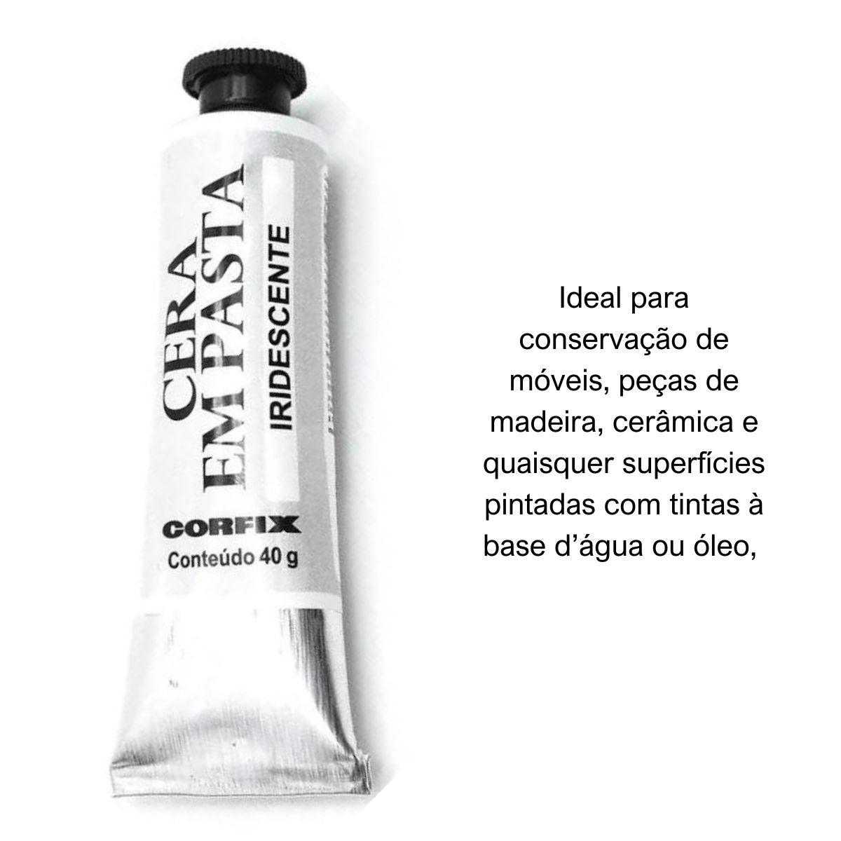 Cera em Pasta Iridescente Corfix 37ml com 40g - Palácio da Arte