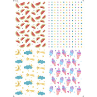 Transfer Têxtil Litoarte 20x27,5cm TTR6-058 Estampinhas III